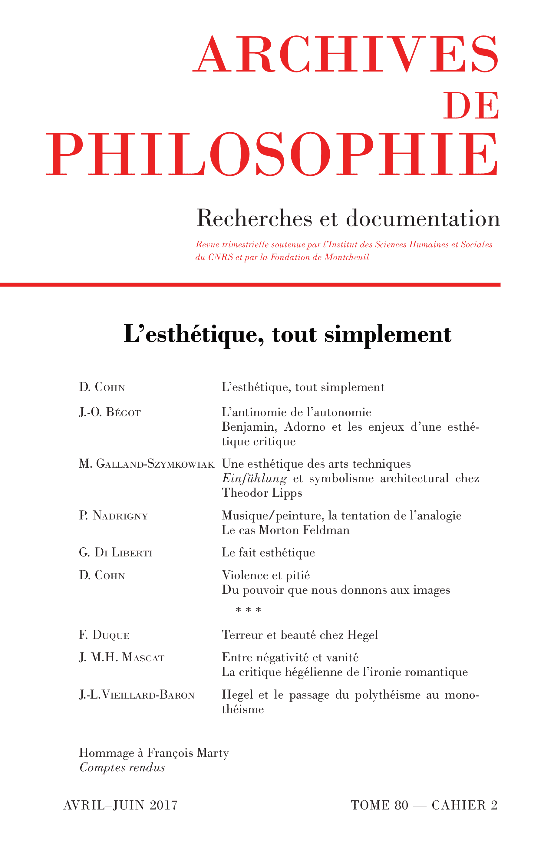 Archives de Philosophie – L’esthétique, tout simplement