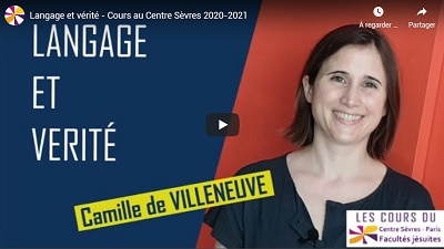 Camille de Villeneuve LANGAGE ET VERITE-centre sevres