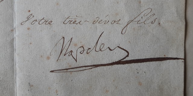 signature napoleon bibliotheque