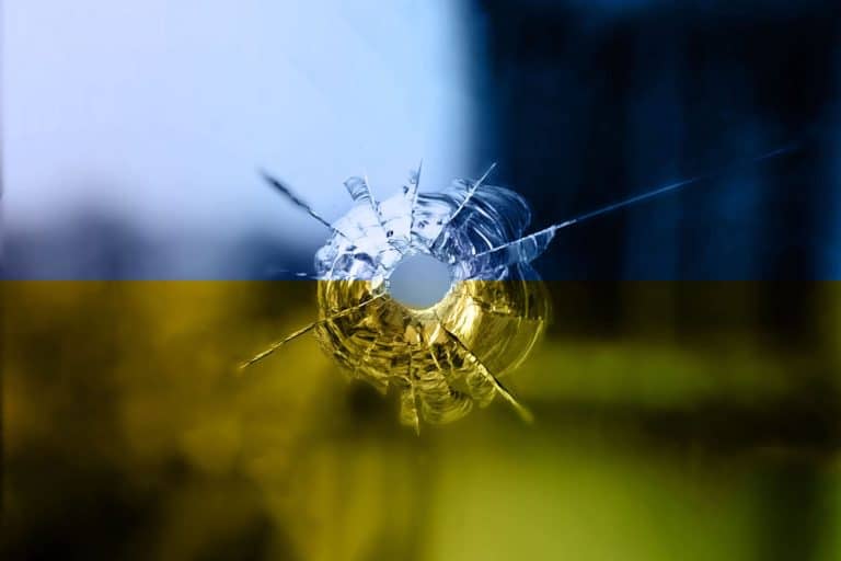 impact de balle Ukraine Europe