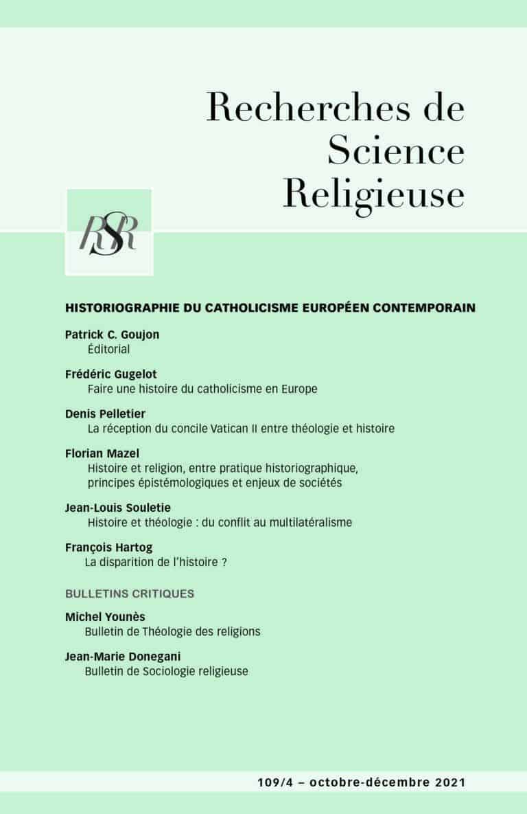 Historiographie du catholicisme européen contemporain